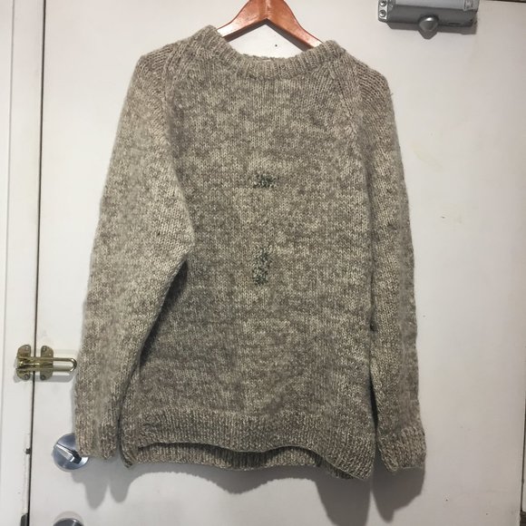 VINTAGE YETI HAND KNITTED WOOL SWEATERS SIZE XL - Picture 4 of 7